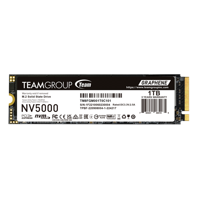 1TB TEAMGROUP   M.2 2280 M.2 2280 Solid State Drive